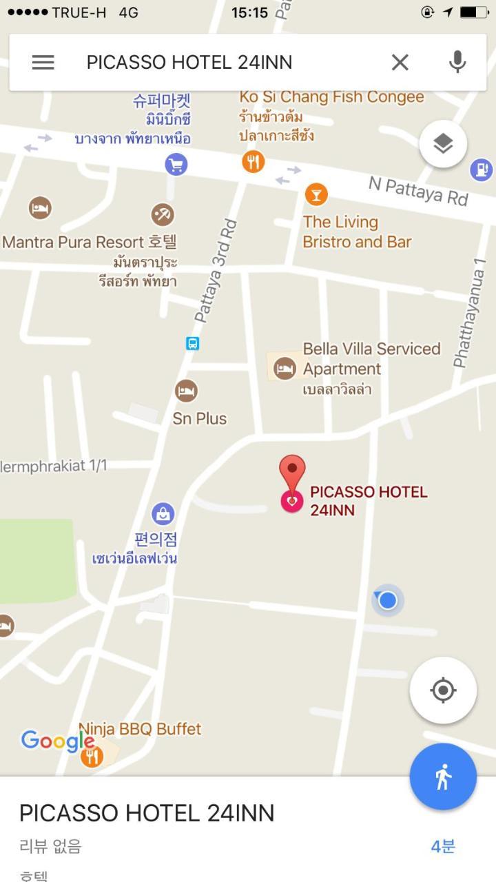 Picasso Motel Pattaya Bagian luar foto